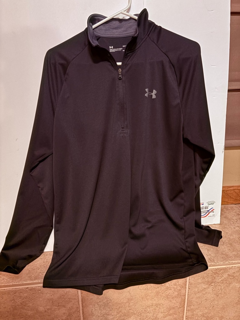 Under Armour Black Half-Zip Lightweight Performance Pullover